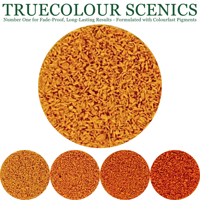 Truecolour Scenics Blended Turf Ground Cover Fine Light Burnt Orange