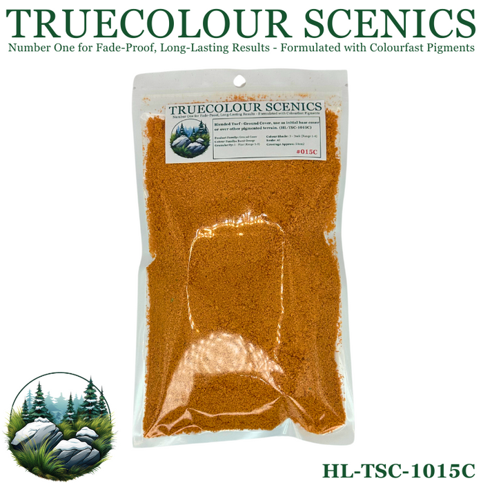 Truecolour Scenics Blended Turf Ground Cover Fine Medium 3 Burnt Orange