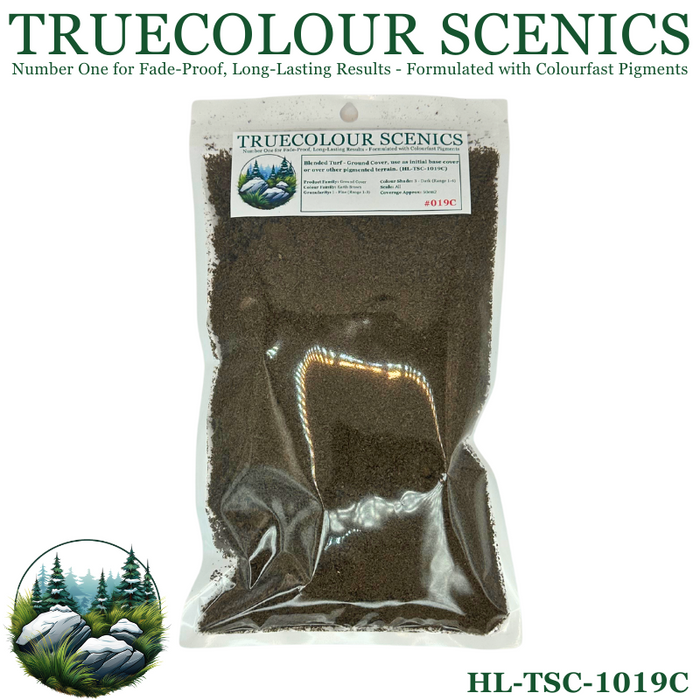 Truecolour Scenics Blended Turf Ground Cover Fine Medium 3 Earth Brown