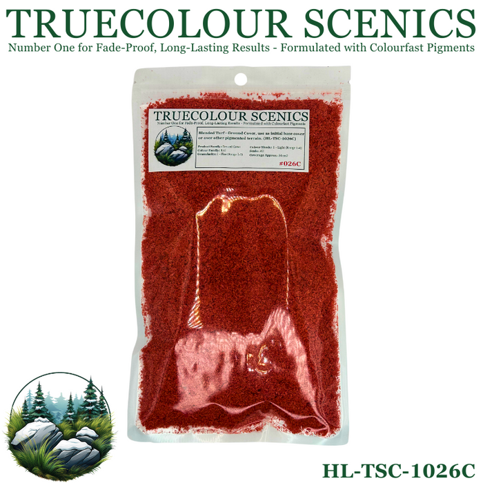 Truecolour Scenics Blended Turf Ground Cover Fine Light Red