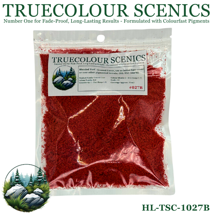 Truecolour Scenics Blended Turf Ground Cover Fine Medium 2 Red