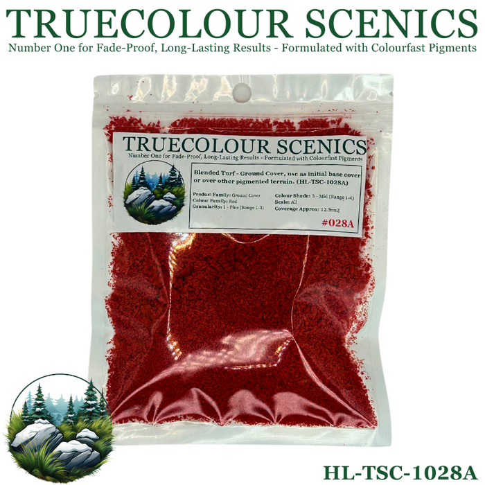 Truecolour Scenics Blended Turf Ground Cover Fine Medium 3 Red