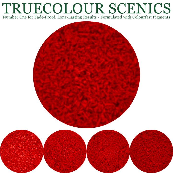 Truecolour Scenics Blended Turf Ground Cover Fine Dark Red