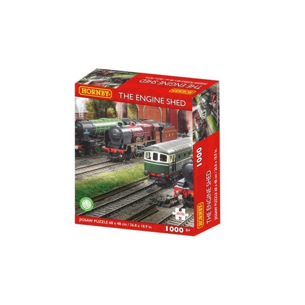 Hornby HVCHB0003 Jigsaw Puzzle: The Engine Shed (1000pc)