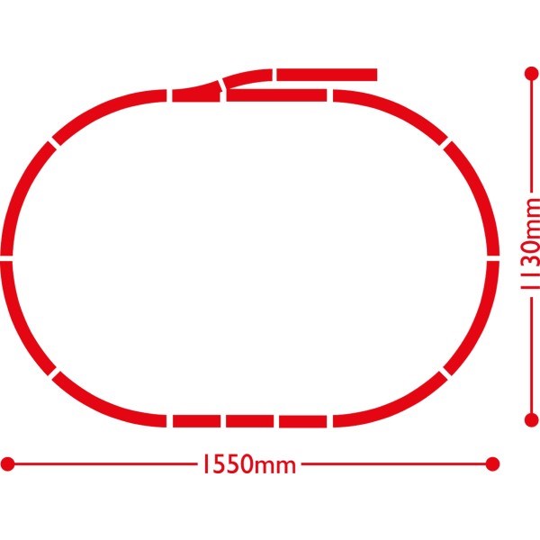 Hornby R1281 Train Set: Red Rover