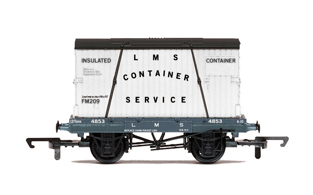 Hornby R60107 LMS Container Service Conflat A - Era 3
