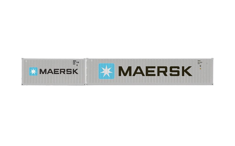 Hornby R60126 Maersk Container Pack 1 x 20' and 1 x 40' Containers - Era 11