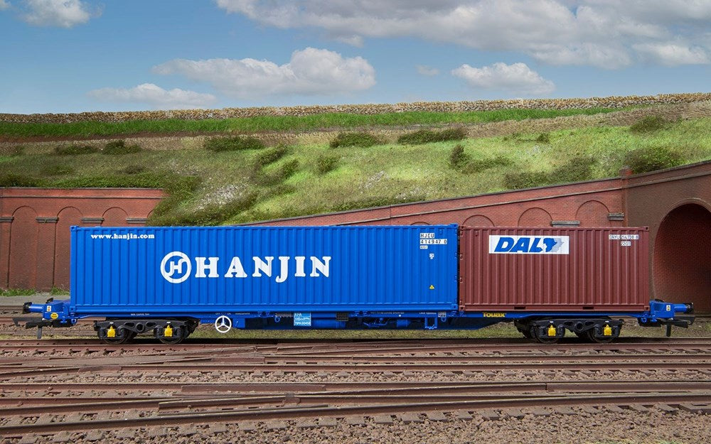 Hornby R60128 DAL & Hanjin Container Pack 1 x 20' and 1 x 40' Containers - Era 11