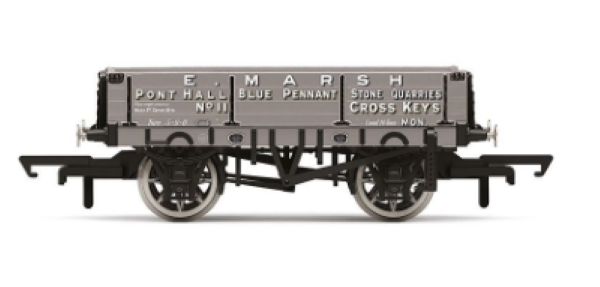 Hornby R60189 3 Plank Wagon E. Marsh - Era 3