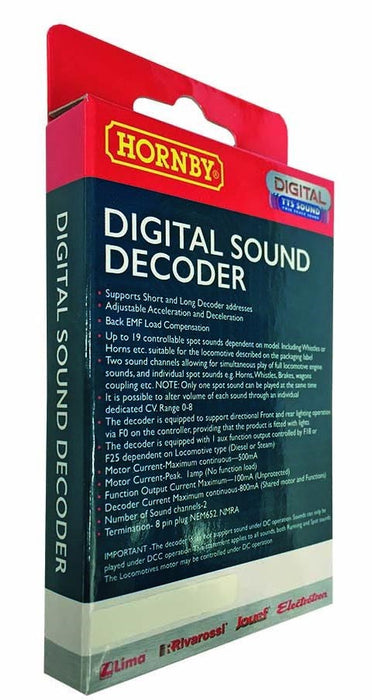 Hornby R7239 TTS Sound Decoder: J36 Cl.