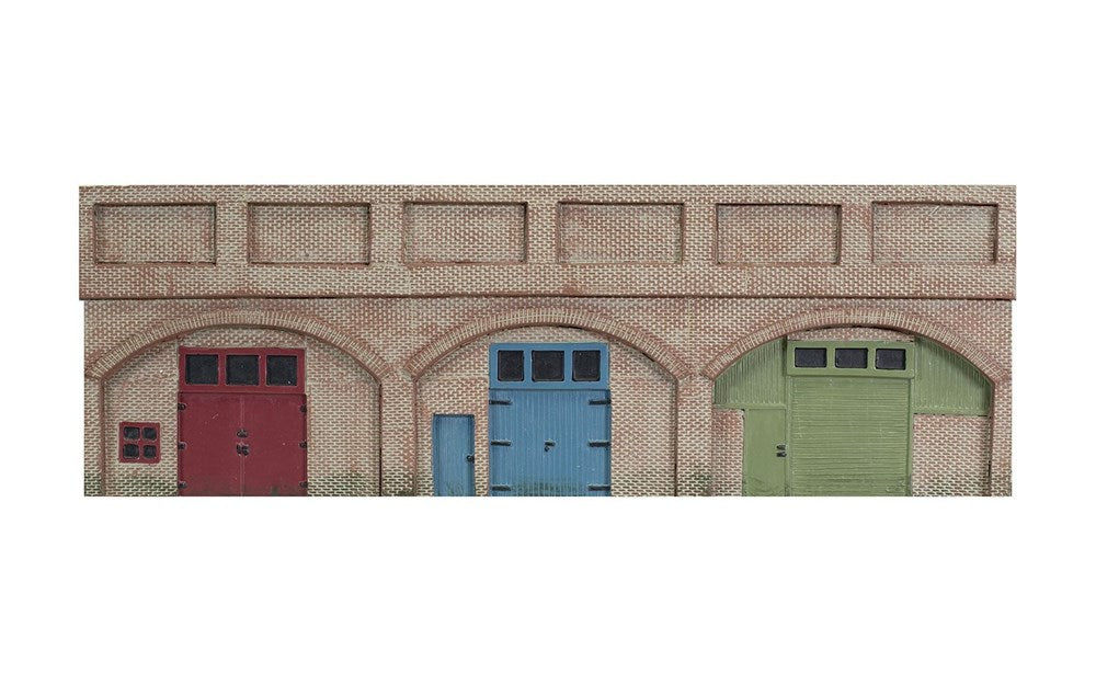 Hornby R7367 Low Relief Viaduct with Lock Ups 2 Red Brick