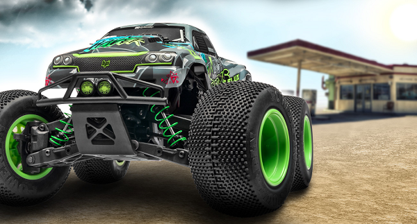 HPI Racing 115967 1/12 4WD Savage XS FLUX Monster Truck - Vaughn Gittin Jr