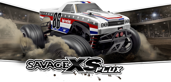 HPI Racing 120093 1/12 4WD Savage XS FLUX Monster Truck - Chevrolet El Camino SS