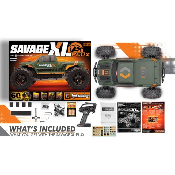 HPI Racing 160095 1/8 4WD Savage XL FLUX GTXL-1 RTR