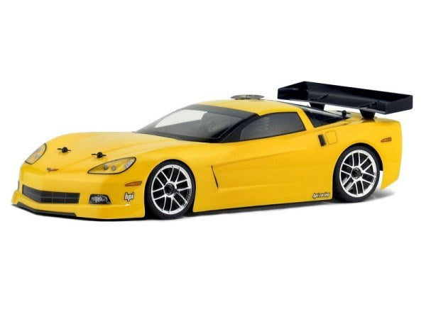 HPI Racing 17503 1/10 RC Body: Chevrolet Corvette C6 - Unpainted