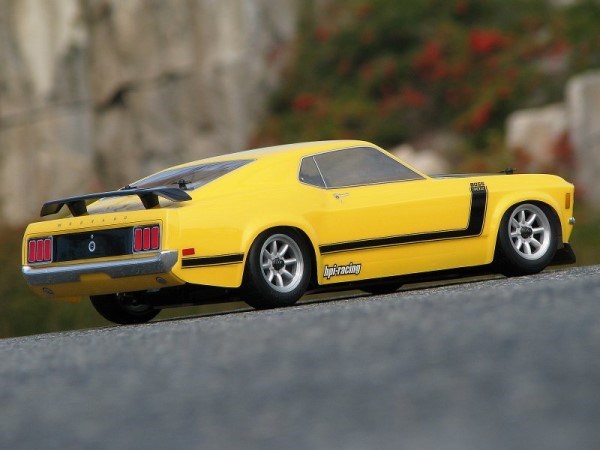HPI Racing 17546 1/10 RC Body: 1970 Ford Mustang Boss 302 - Unpainted