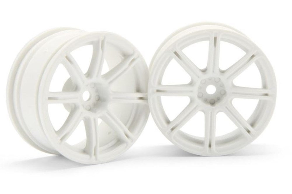 HPI Racing 3303 WORK EMOTION XC8 WHEEL 26mm WHITE (3mm OFFSET)