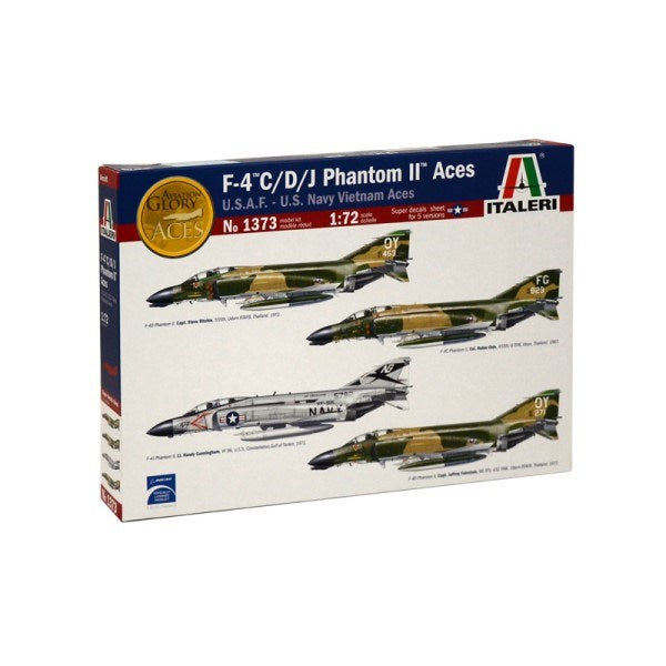 Italeri 1373  1/72 F-4 C/D/J PHANTOM ACES (USAF US NAVY