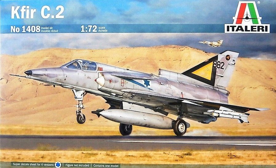 Italeri 1408 1/72 KFIR C.2 COMBAT JET