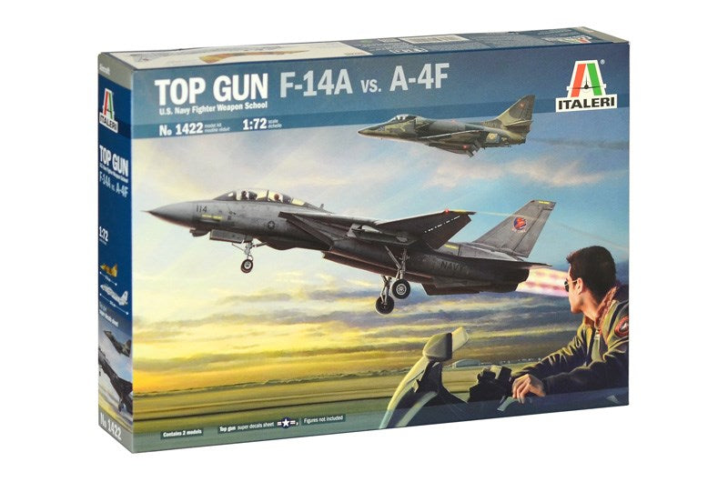 Italeri 1/72 1422 Top Gun F14A Vs A-4F Skyhawk