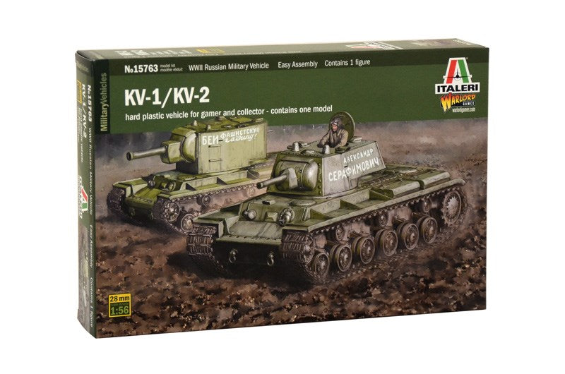 Italeri 15763 1/56 WARLORD GAMES KV1/KV2