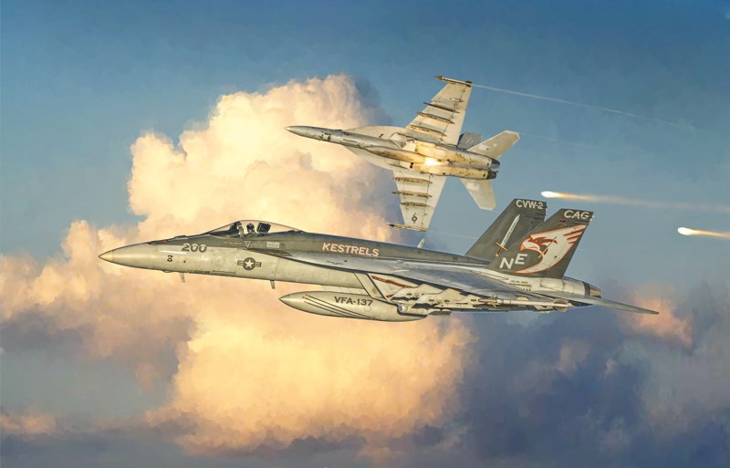 Italeri 1/48 2791 F/A-18E Super Hornet