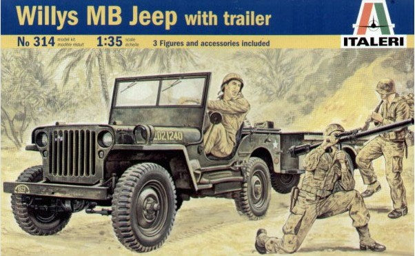 Italeri 1/35 314 Jeep Cross Countr