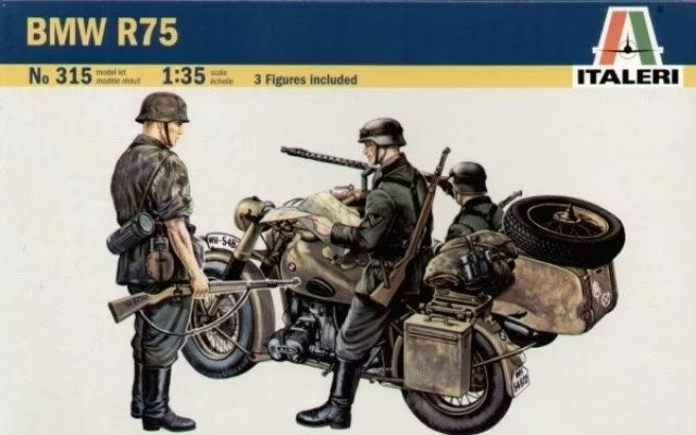 Italeri 315 1/35 BMW R75 with Sidecar