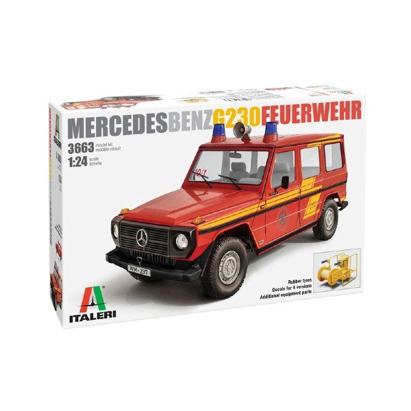 Italeri 3663 1/24 Mercedes-Benz G230 Feuerwehr