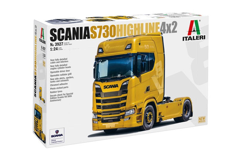 Italeri 3927 1/24 SCANIA S730 HIGHLINE 4X2