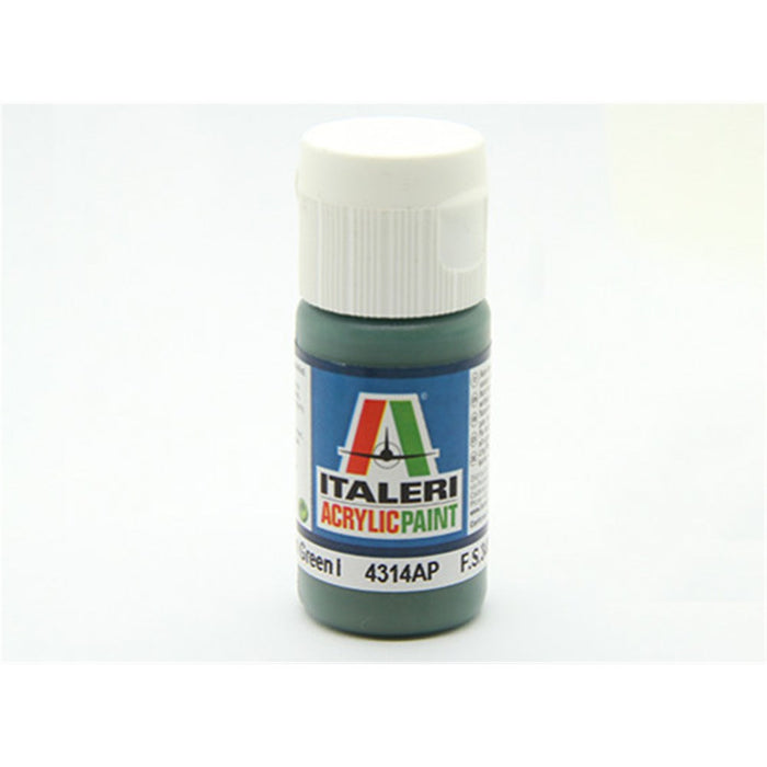 Vallejo by Italeri 4314 Paint FLAT MEDIUM GREEN(I)