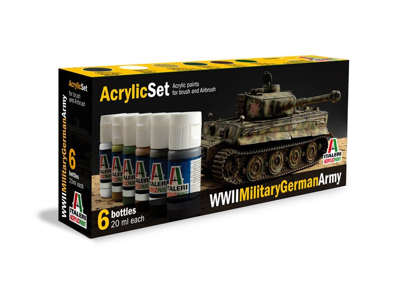 Italeri 433AP PAINT - WWII GERMAN MILITY - 6 PCS