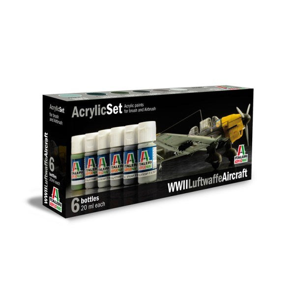 Italeri/Vallejo 436AP ITALERI/VALLEJO PAINT - LUFTWAFFE - 6 PCS