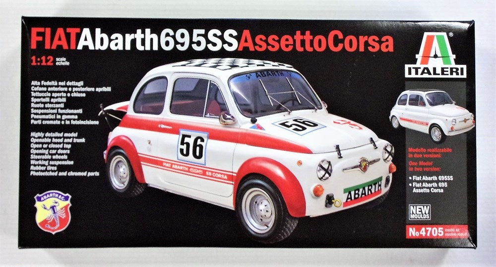 Italeri 4705 1/12  FIAT ABARTH 695SS CORSICA RALLY