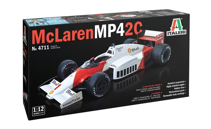 Italeri 4711S 1/12 MCLAREN MP4/2C