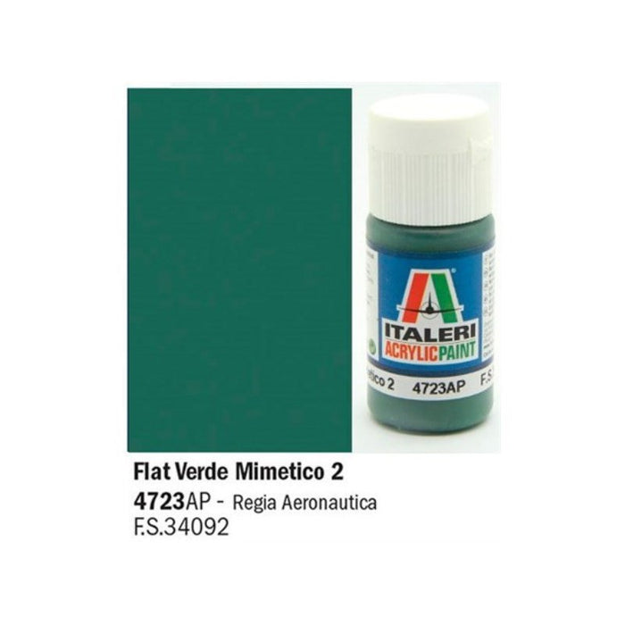 Vallejo by Italeri 4723 Paint FLAT VERDE MIMETICO 2