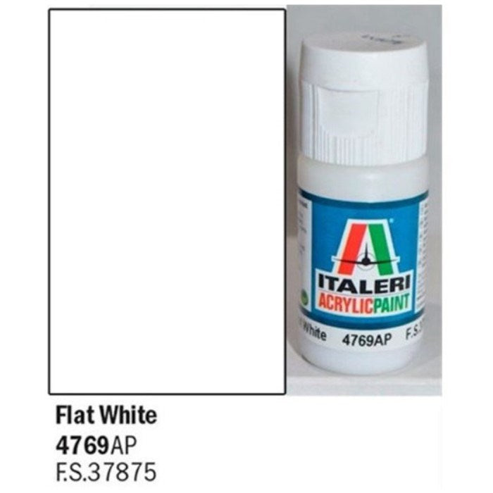 Vallejo by Italeri 4769 Flat White (F.S. 37875) Acrylic 20ml