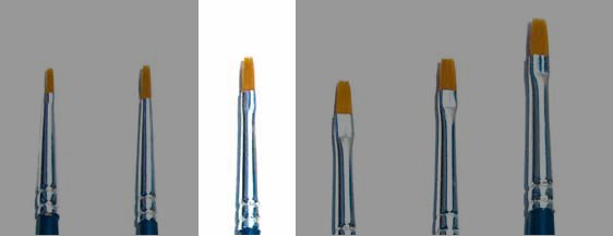 Italeri 52223  Synthetic Flat 0 Brush