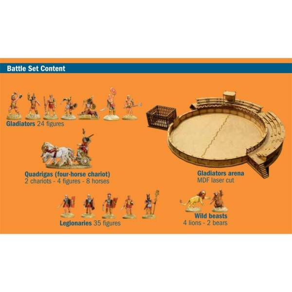 xItaleri 6196  1/72 GLADIATORS FIGHT LUDUS