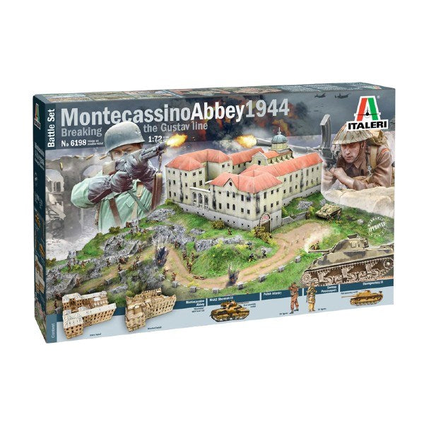 Italeri 6198 1/72 Battle Set: Montecassino Abbey 1944 - Breaking the Gustav Line