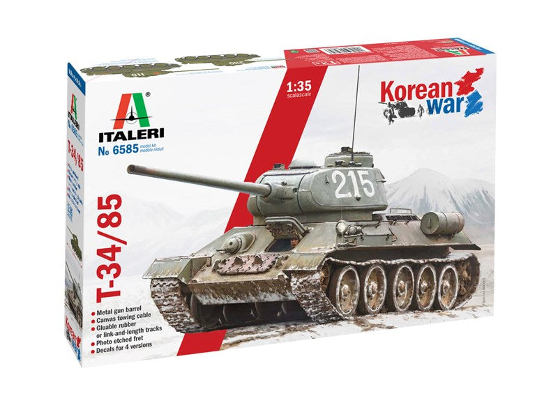 Italeri 6585 1/35 T34/85 KOREAN WAR COMMUNISTS