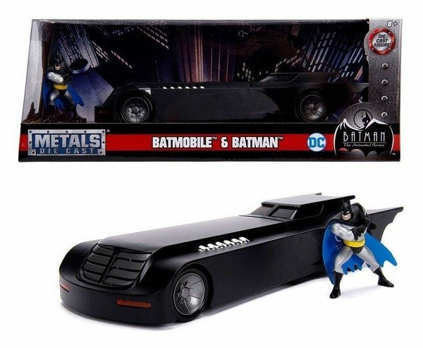 Jada 30916 1/24 Batmobile w/Batman Figurine - The Animated Series