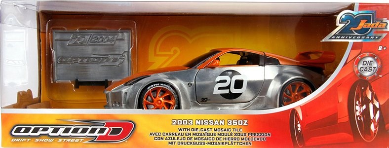 Jada 31071 1/24 2003 Nissan 350Z Hardtop with Diecast Mosaic Tile