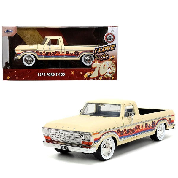 Jada 31609 1/24 1979 Ford F-150 (Beige) - I Love The 70's