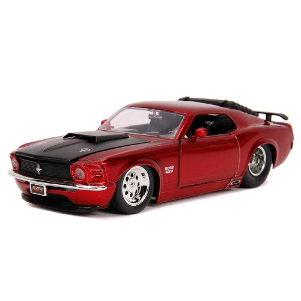 Jada 31648 1/24 1970 Ford Mustang Boss 429 (Candy Red) - BigTime Muscle