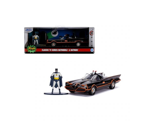 Jada 31703 1/32 1966 Batmobile w/Batman Figurine - Classic Batman TV Series