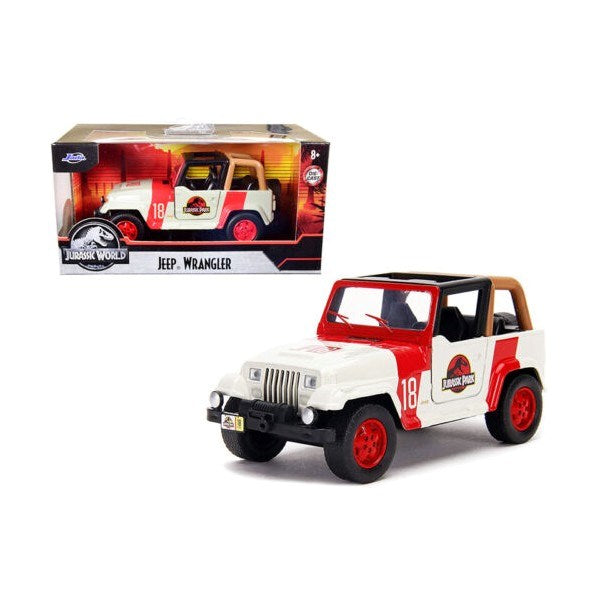 Jada 32129 1/32 1992 Jeep Wrangler "Jurassic Park" - Jurassic World