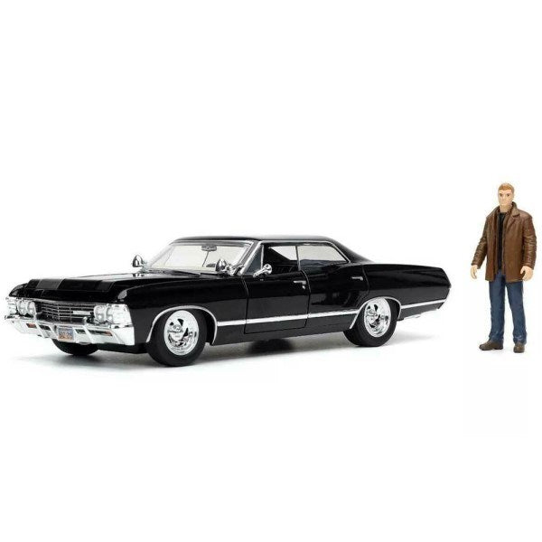 Jada 32250 1/24 1967 Chevrolet Impala SS w/Dean Winchester Figurine - Supernatural