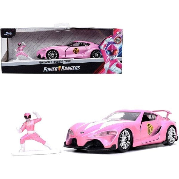 Jada 33079 1/32 Toyota FT-1 Concept w/Pink Ranger - Power Rangers