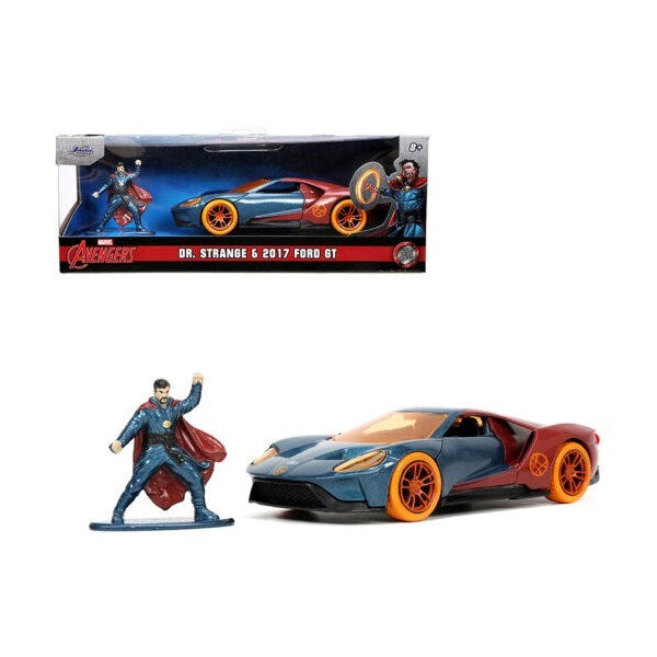 Jada 33360 1/32 2017 Ford GT w/Dr. Strange Figurine - The Avengers